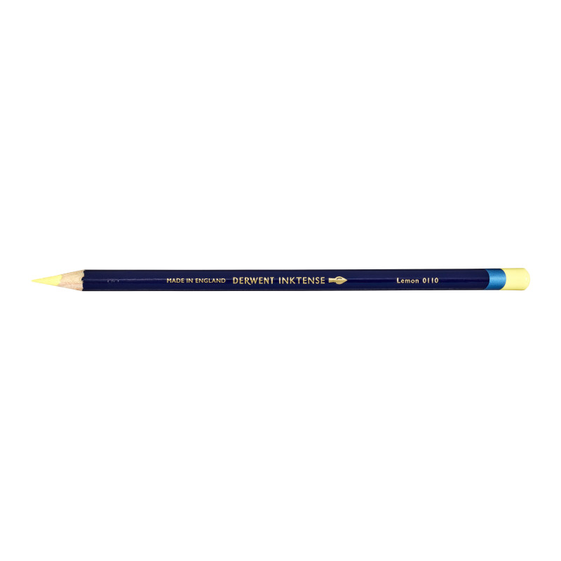 Jaune citron - crayon Inktense Derwen