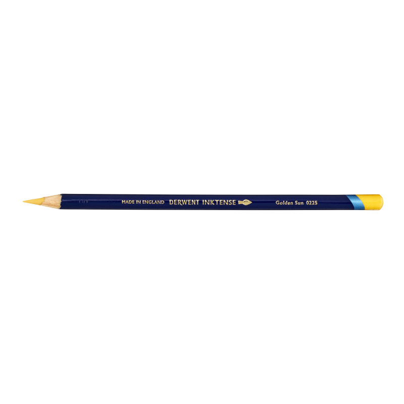 Or soleil - crayon Inktense Derwen