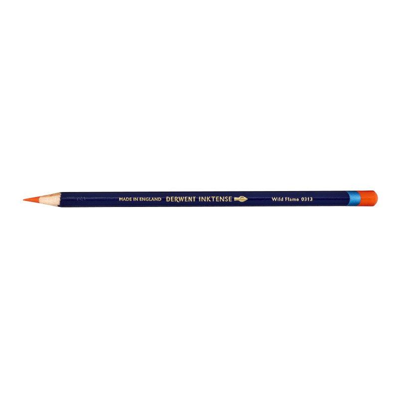 Orange Feu - crayon Inktense Derwen