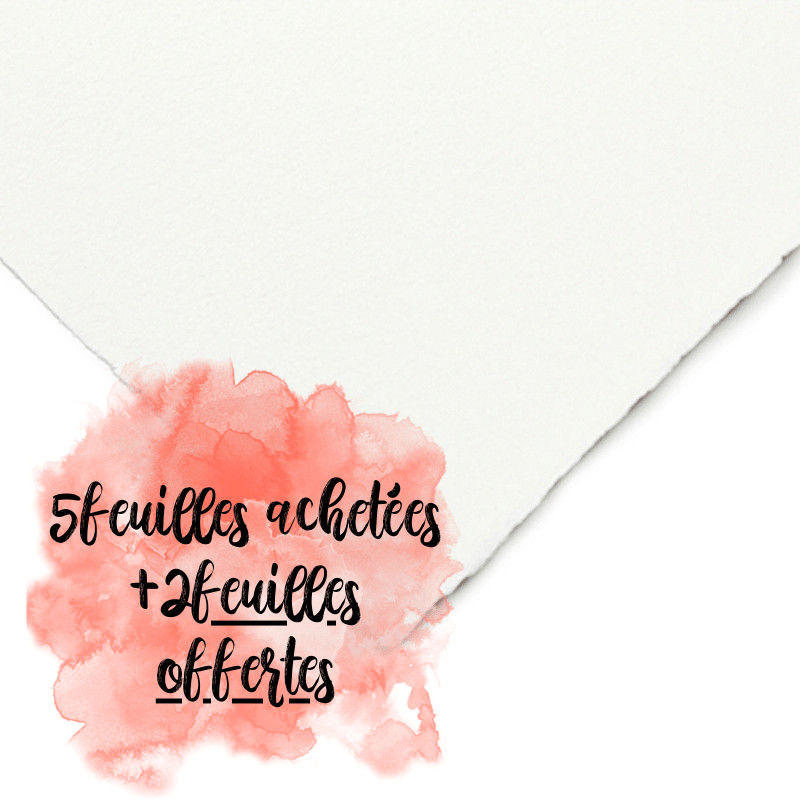 Feuilles Masters Baohong 56x76 300g 5f+2f offertes grain torchon