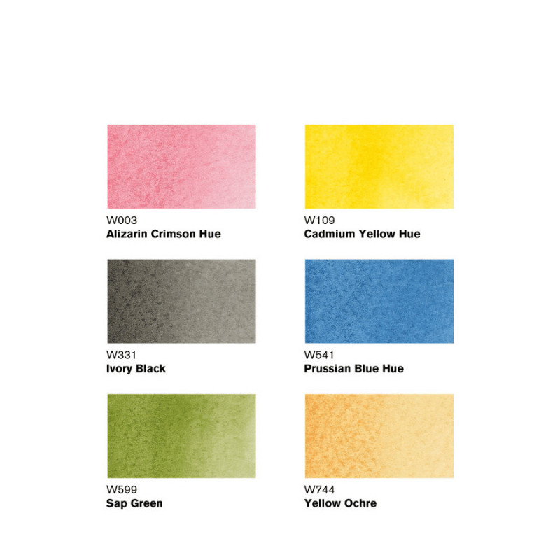 Coffret 6 feutres Aquarelle Promarker Tons Basiques Winsor & Newton
