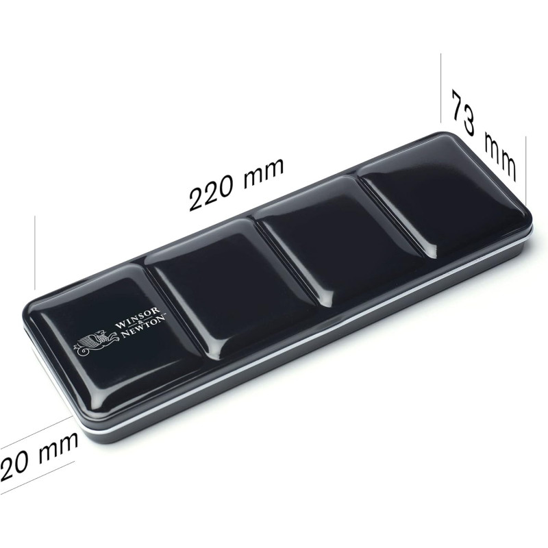 Boîte métal vide Winsor & Newton pour 24 ½ godets