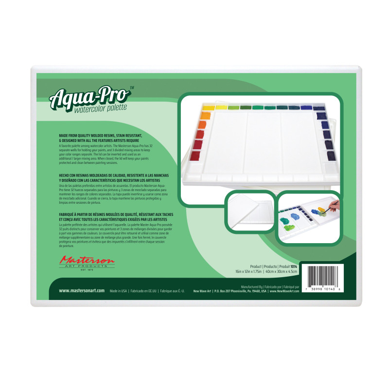 Aqua Pro Watercolor palette 30 x 40.6cm par Masterson