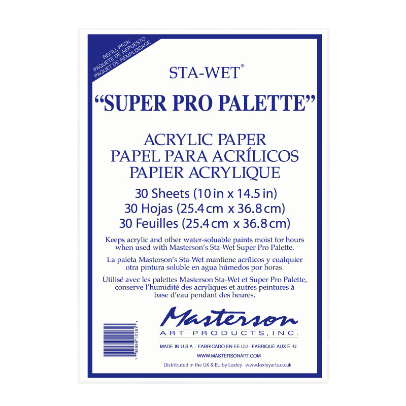 Recharge de film perméable pour palette super pro Masterson 30 f