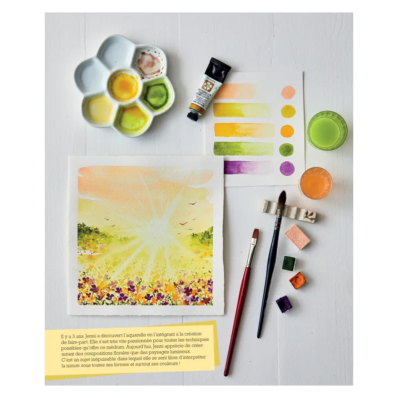 Apprendre l'aquarelle en 10 leçons, Valérie Jay