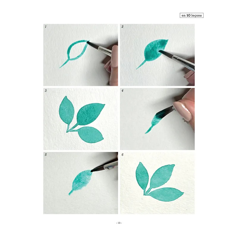 Apprendre l'aquarelle en 10 leçons, Valérie Jay