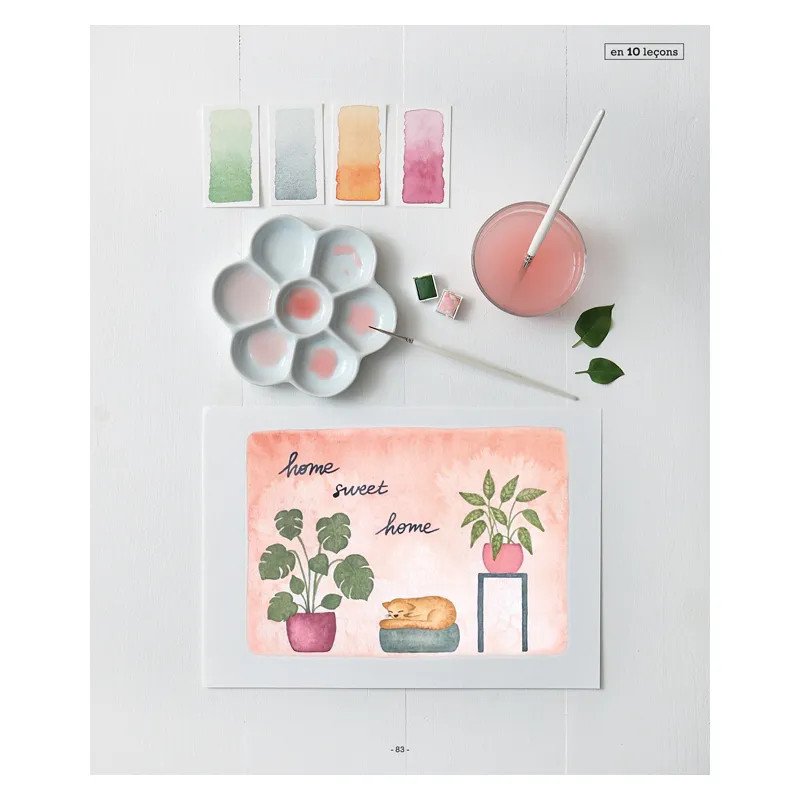 Apprendre l'aquarelle en 10 leçons, Valérie Jay
