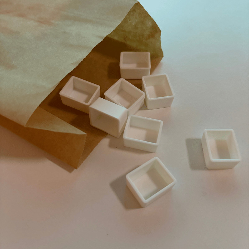 Lot de 10 ½ godets vides pour l'aquarelle Aquarelle et Pinceaux