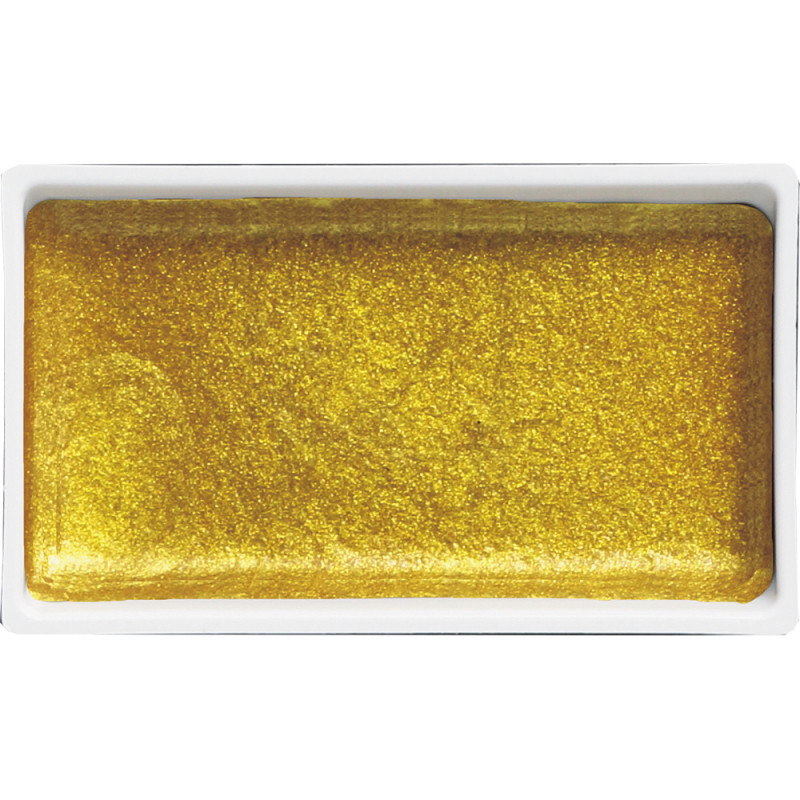 Or Jaune - aquarelle extra fine Gansai Godet Japonnais Kuretake