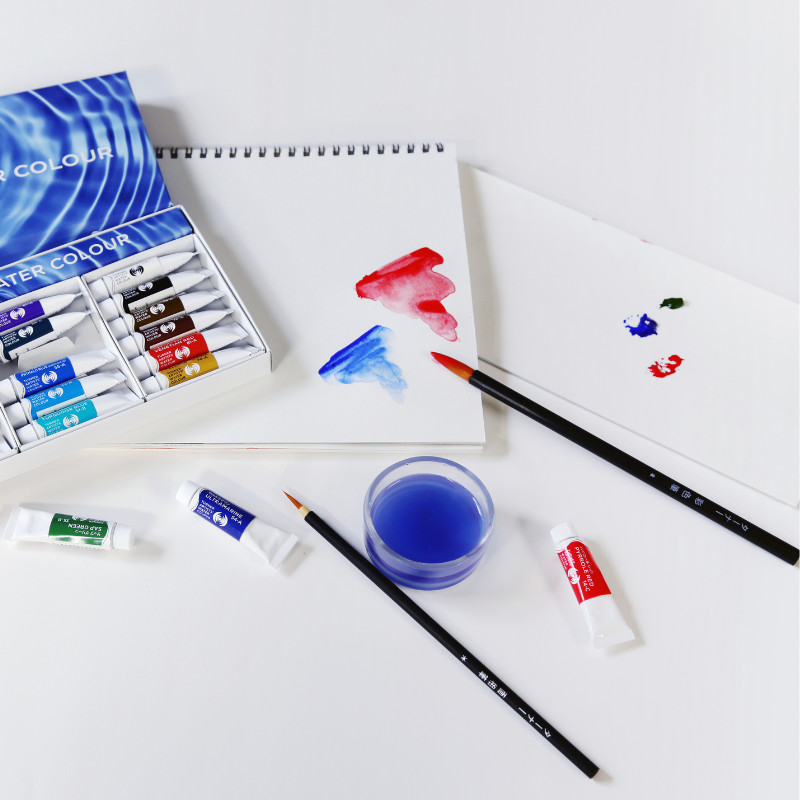 Coffret 18 Tubes 15ml aquarelles extra-fines en carton Turner