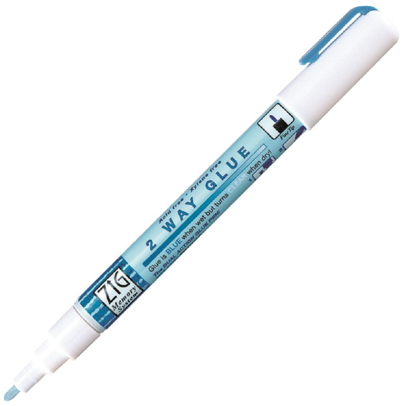 Stylo à colle 2mm 2 way glue Zig Kuretake