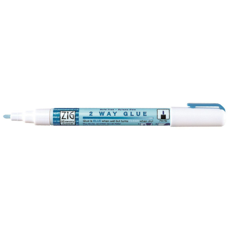 Stylo à colle 2mm 2 way glue Zig Kuretake