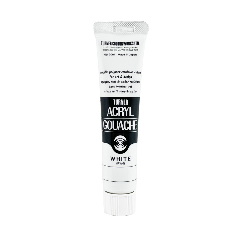 Blanc - acryl gouache Tube 20ml Turner