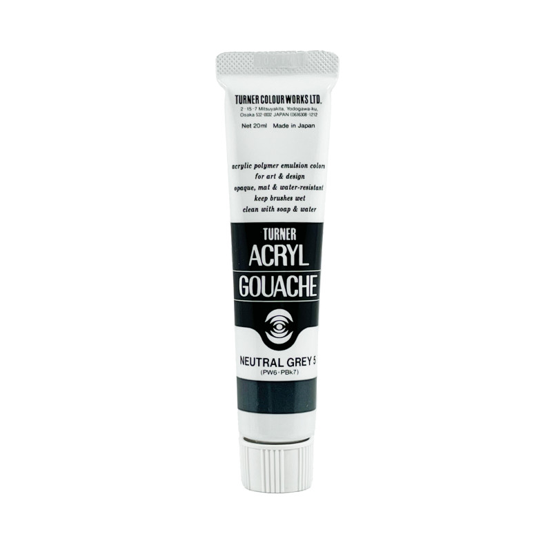 Gris Neutre 5 - acryl gouache Tube 20ml Turner