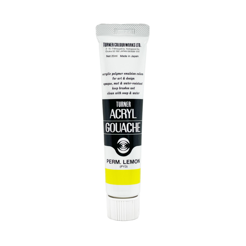 Citron Permanent - acryl gouache Tube 20ml Turner