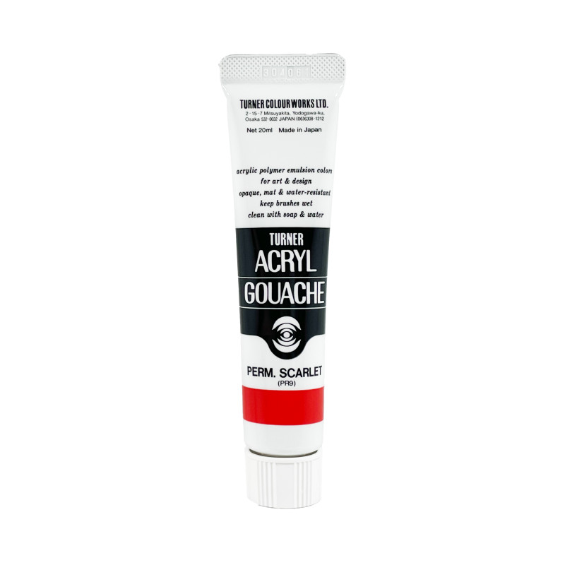 Ecarlate Permanent - acryl gouache Tube 20ml Turner