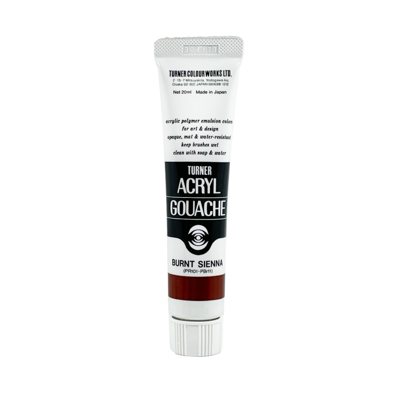 Sienne Brulée - acryl gouache Tube 20ml Turner