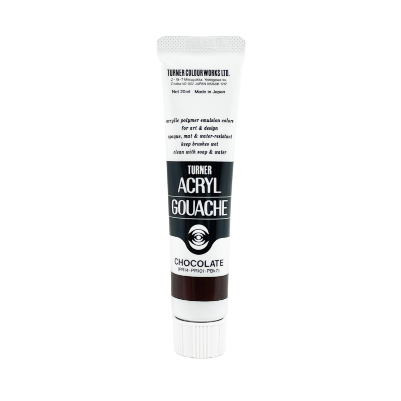 Chocolat - acryl gouache Tube 20ml Turner