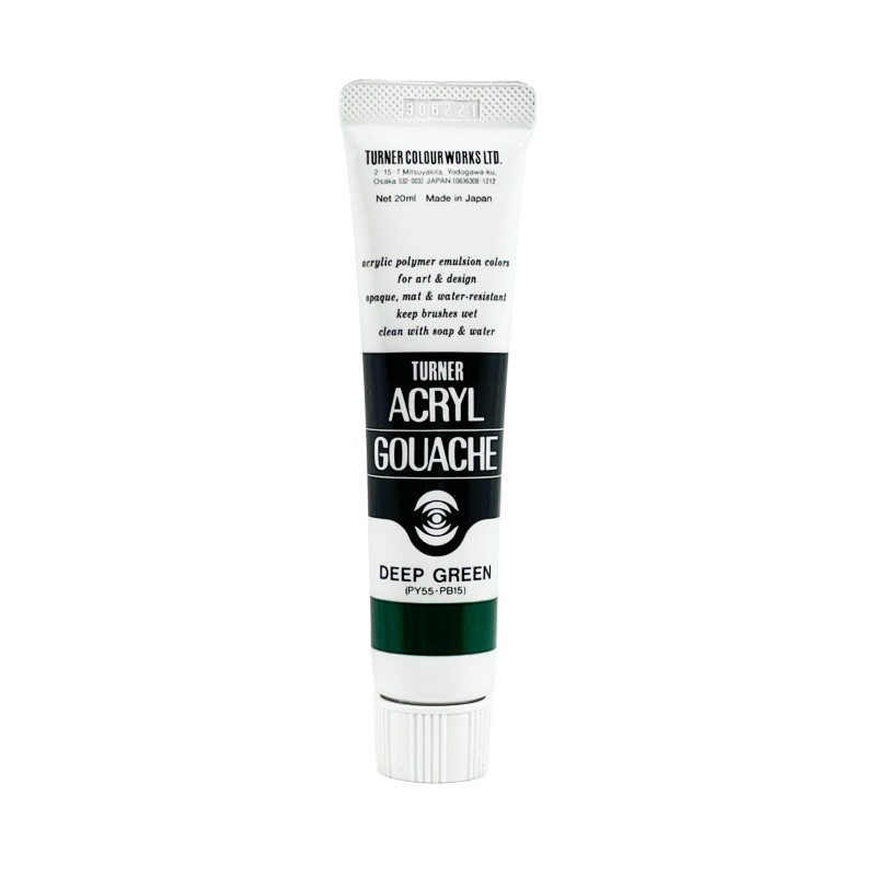 Vert Profond - acryl gouache Tube 20ml Turner