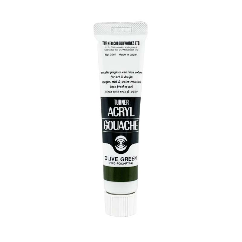 Vert Olive - acryl gouache Tube 20ml Turner