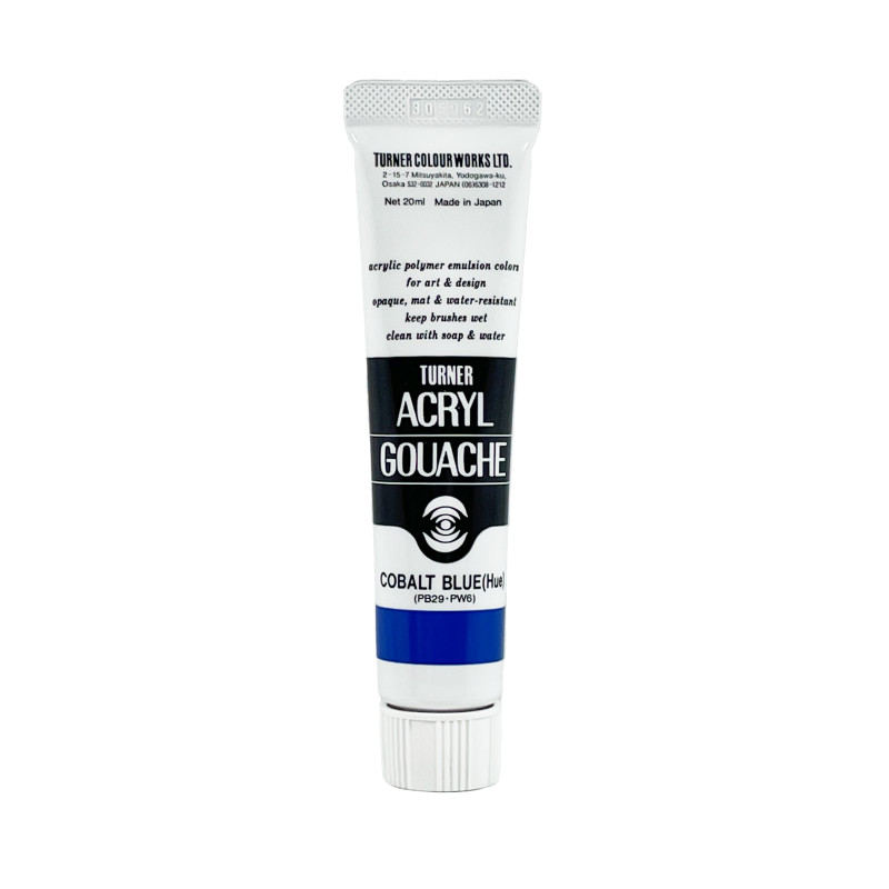 Bleu Cobalt (Teinte) - acryl gouache Tube 20ml Turner