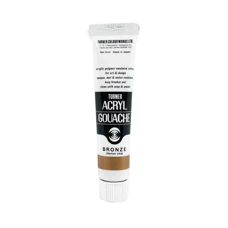 Bronze - acryl gouache Tube 20ml Turner