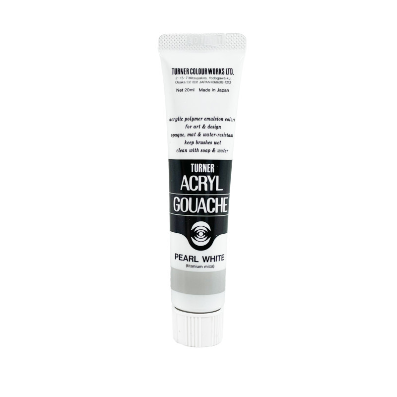 Blanc Perle - acryl gouache Tube 20ml Turner