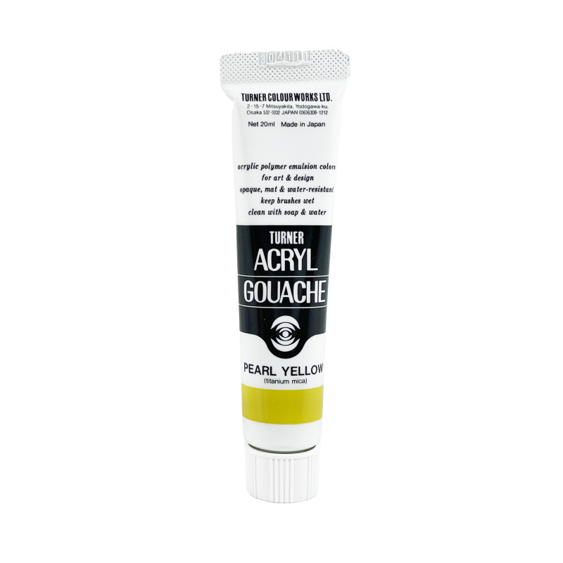 Jaune Perle - acryl gouache Tube 20ml Turner