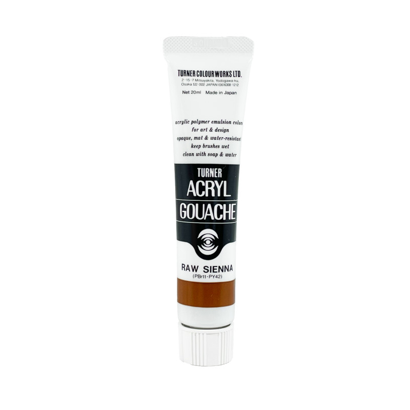 Sienne Naturelle - acryl gouache Tube 20ml Turner