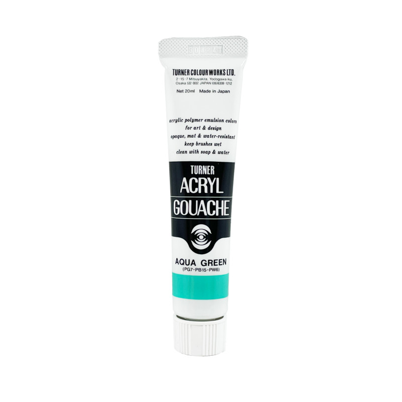Vert Aqua - acryl gouache Tube 20ml Turner