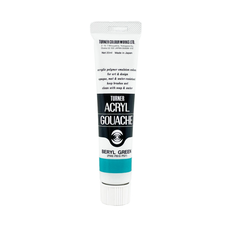 Vert Beryl - acryl gouache Tube 20ml Turner