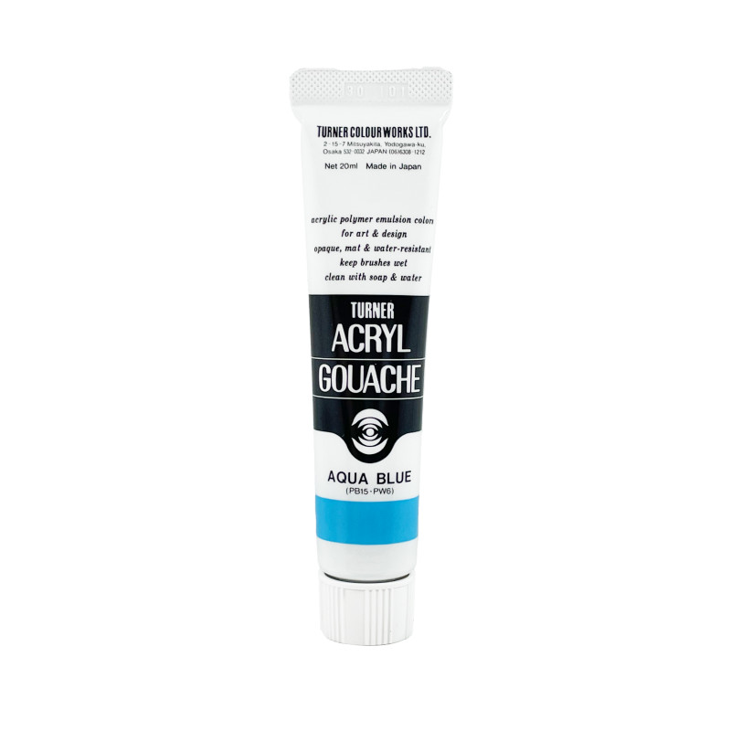 Bleu Aqua - acryl gouache Tube 20ml Turner