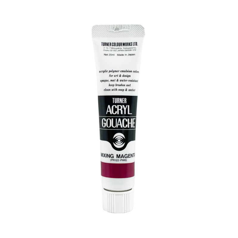Magenta de Mélange - acryl gouache Tube 20ml Turner