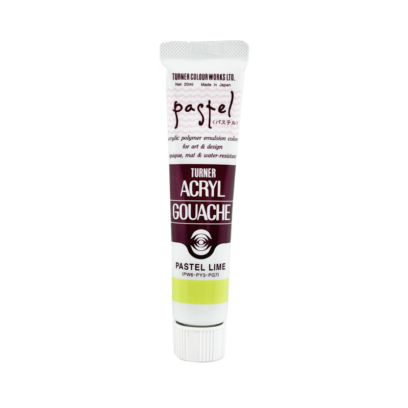 Citron Vert Pastel - acryl gouache Tube 20ml Turner