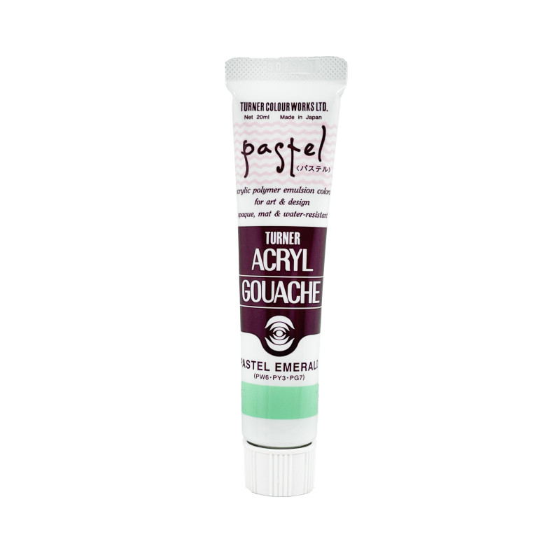 Emeraude Pastel - acryl gouache Tube 20ml Turner
