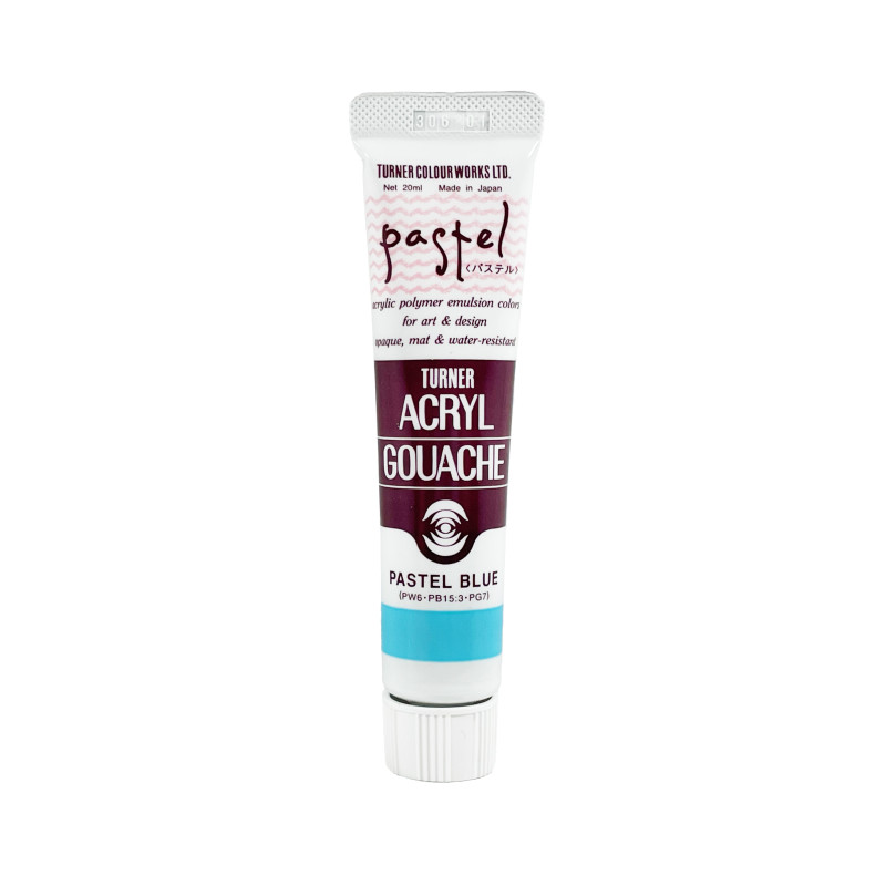 Bleu Pastel - acryl gouache Tube 20ml Turner