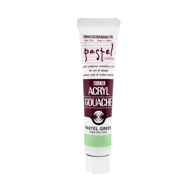 Vert Pastel - acryl gouache Tube 20ml Turner