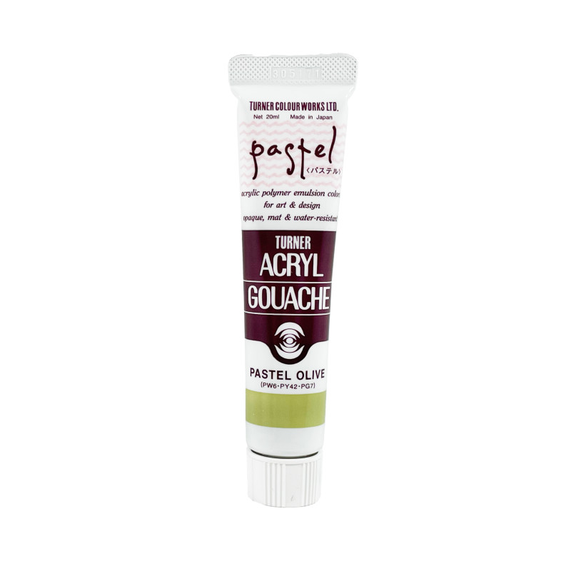 Olive Pastel - acryl gouache Tube 20ml Turner