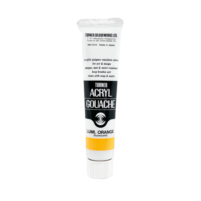Orange Lumineux - acryl gouache Tube 20ml Turner
