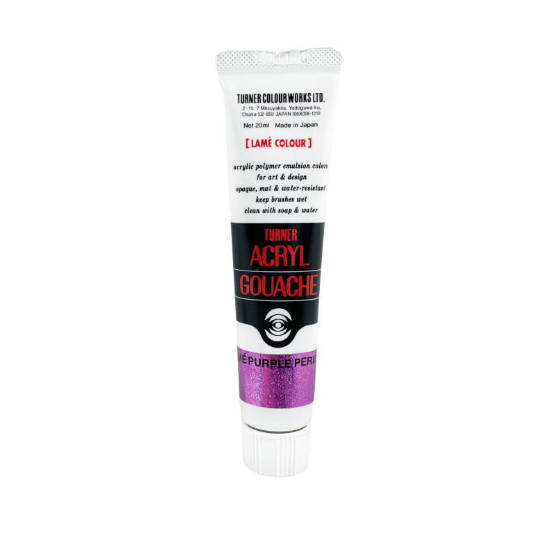Lamé Péridot Pourpre - acryl gouache Tube 20ml Turner