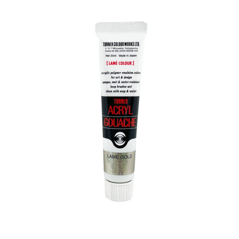 Lamé Or - acryl gouache Tube 20ml Turner