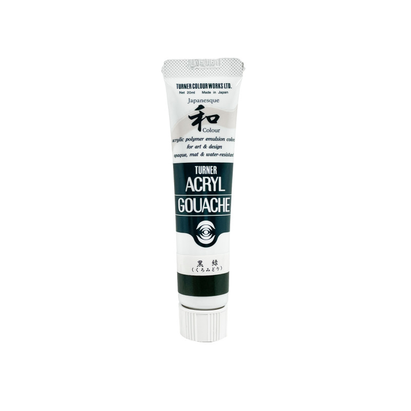 J. Vert Noir - acryl gouache Tube 20ml Turner