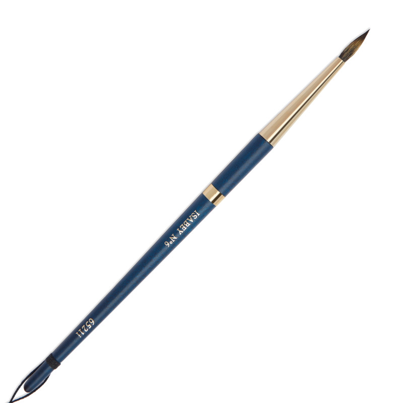 Pinceau aquarelle rond isacolor série n°6521i Isabey n°0