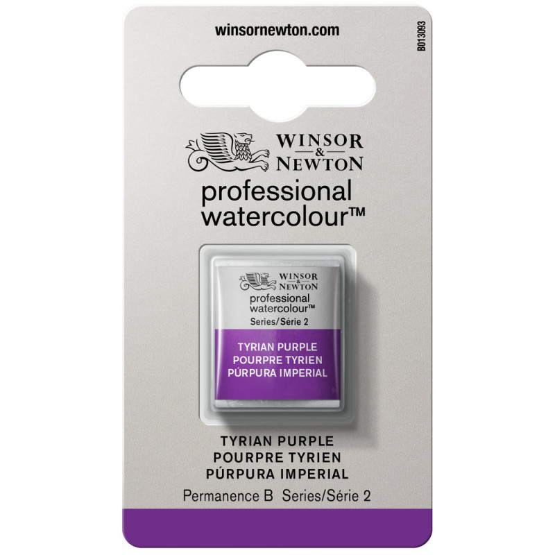 Pourpre tyrien - Aquarelles 1/2 Godet Winsor & Newton