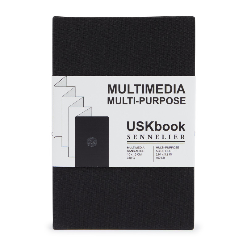Album accordéon USKbook 10x15 340g grain fin Sennelier