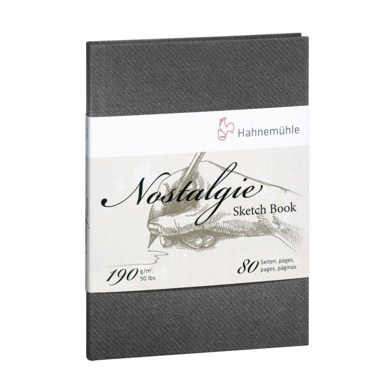 Livre de croquis Nostalgie Hahnemühle 80 pages 190g A5 portrait