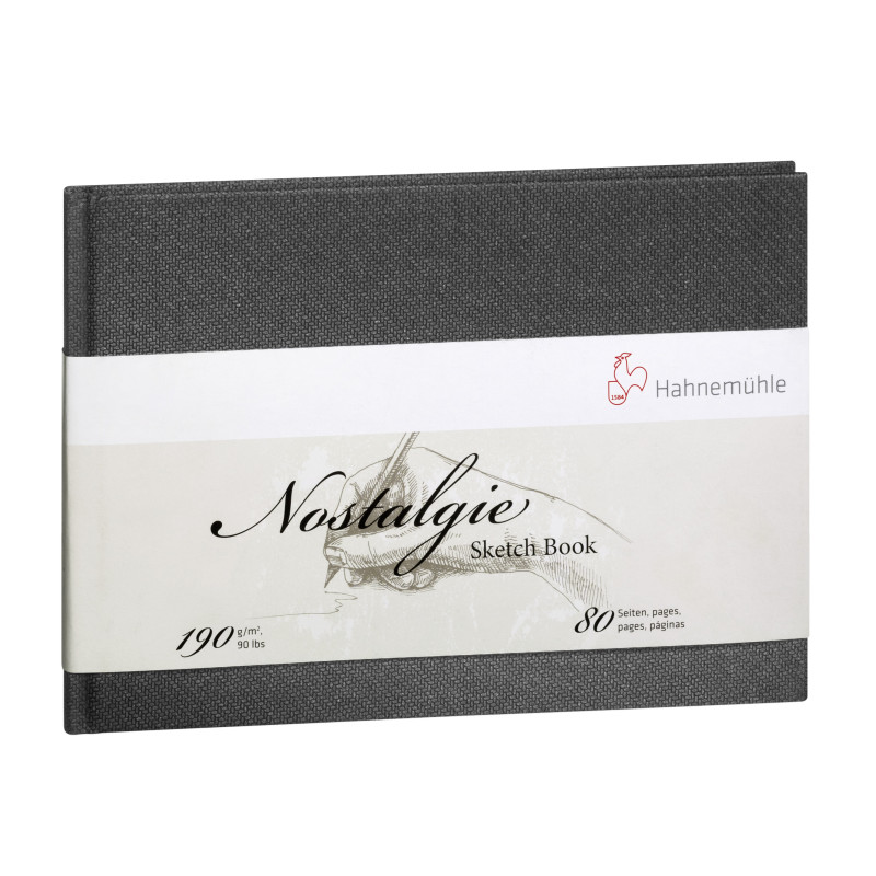 Livre de croquis Nostalgie Hahnemühle 80 pages 190g A6 paysage