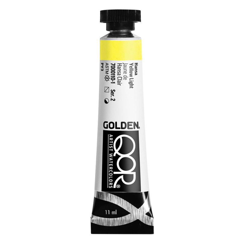 Jaune de Hansa clairAquarelle Tube 11ml QoR