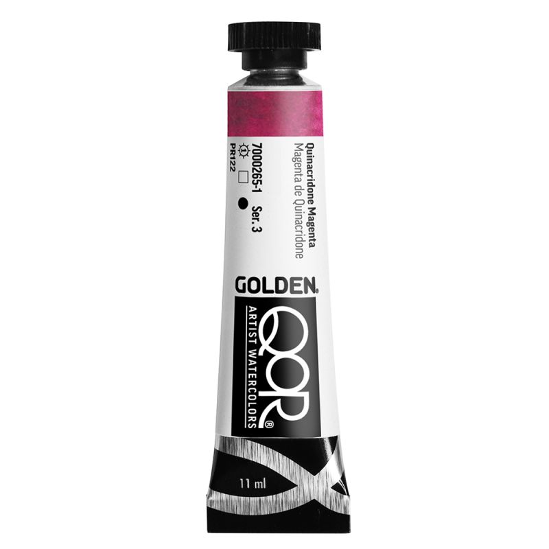 Magenta de QuinacridoneAquarelle Tube 11ml QoR