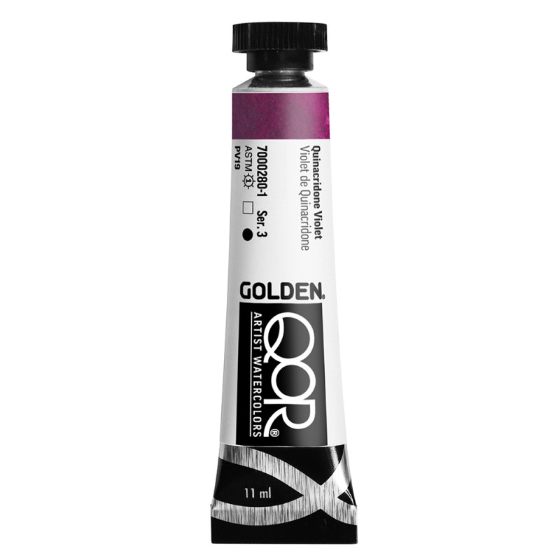 Violet de QuinacridoneAquarelle Tube 11ml QoR